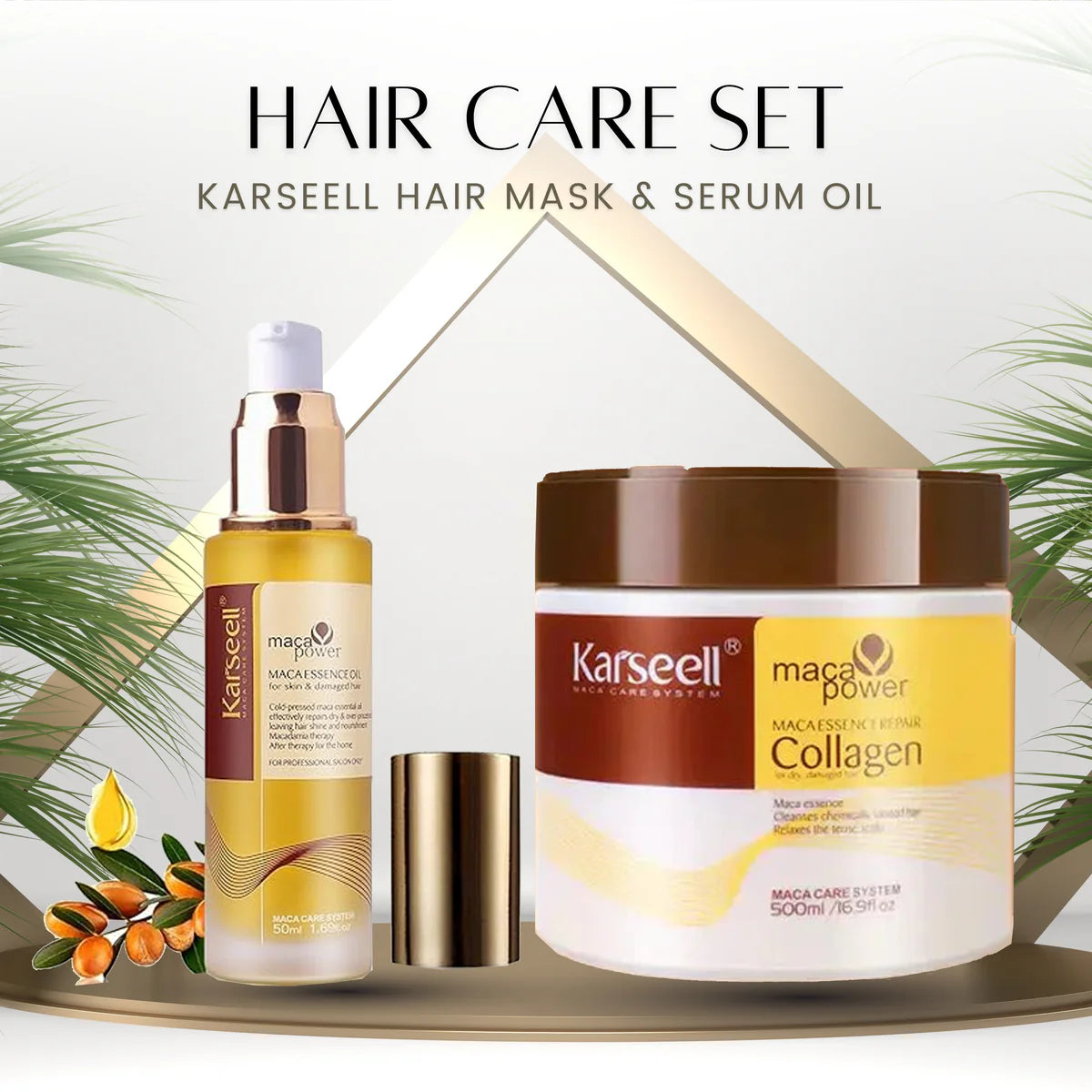 Karseell Collagen Hair Mask For Dry Damaged & All Hair Types - 500ml